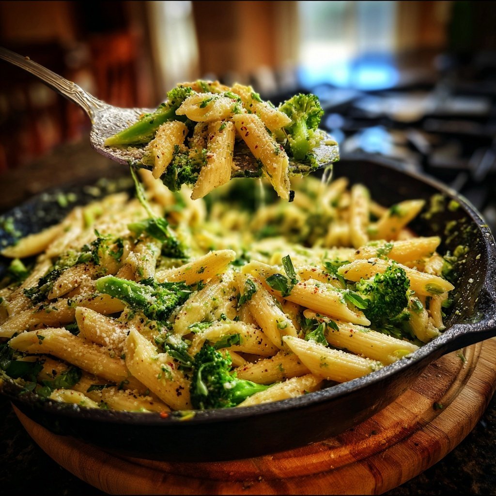 Brokkoli Pasta Pfanne