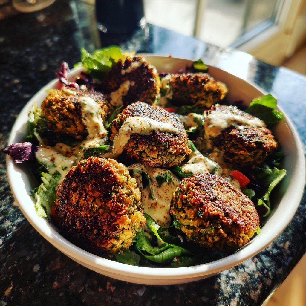 Falafel auf Salat