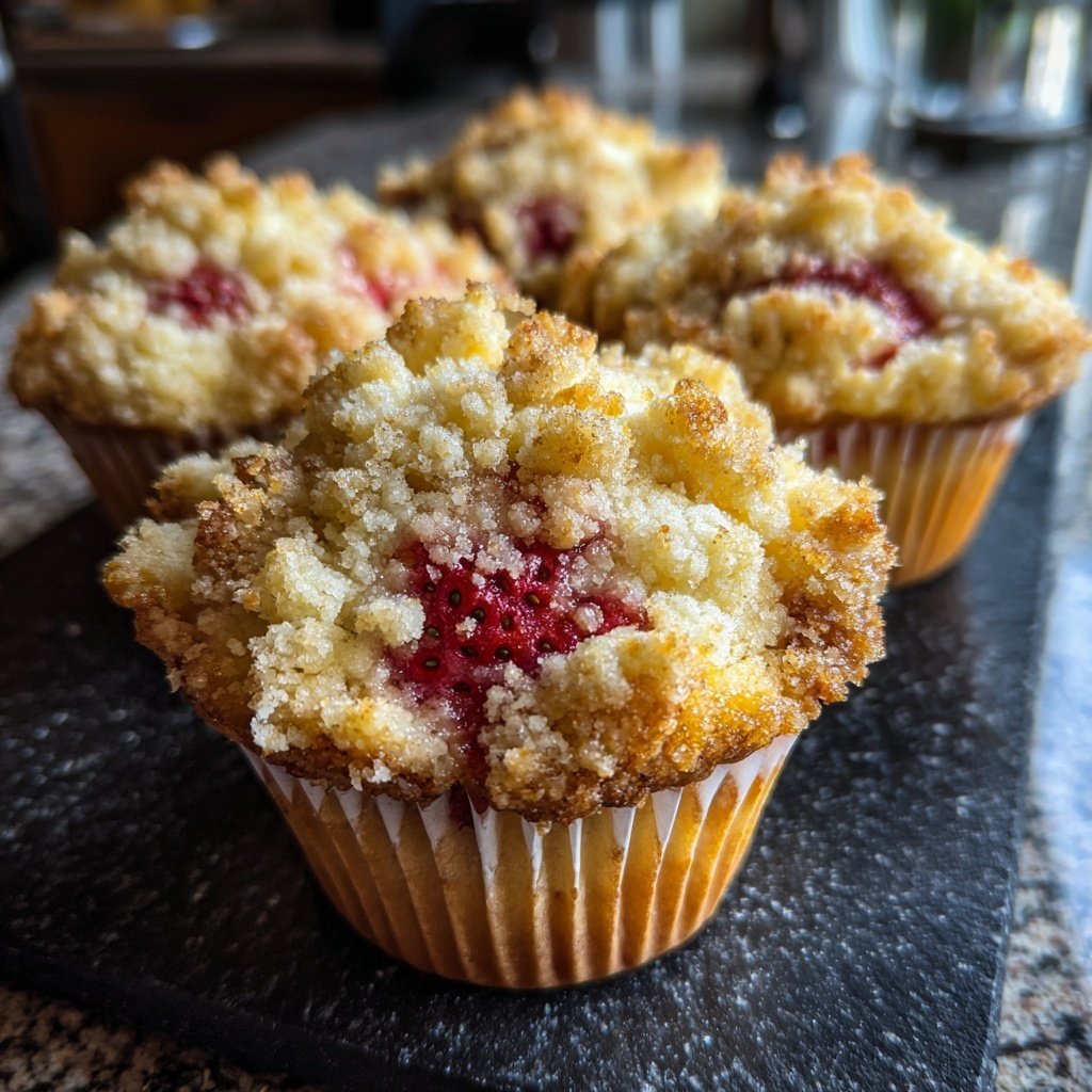 Erdbeer Streusel Muffins