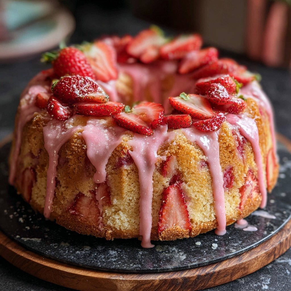 Erdbeer Rührkuchen Locker