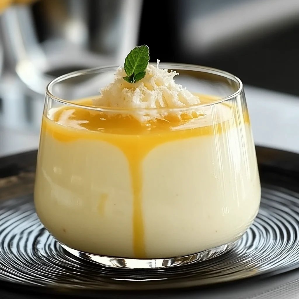 Solero-Wackelpudding Mit Vanillesoße