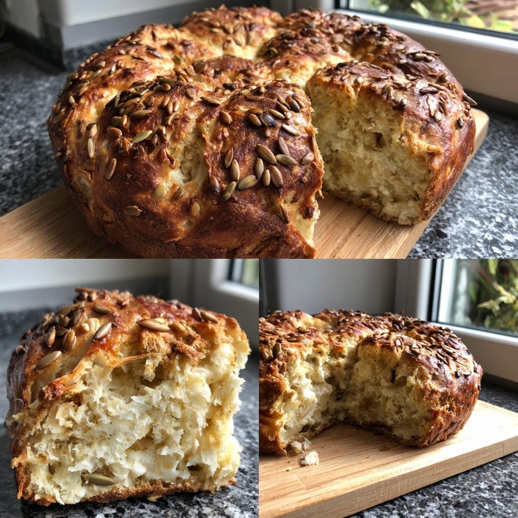 Zupfbrot Mit Sonnenblumenkernen