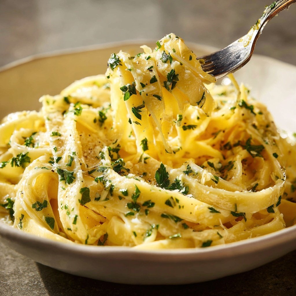 Tagliatelle mit Zitronenbutter
