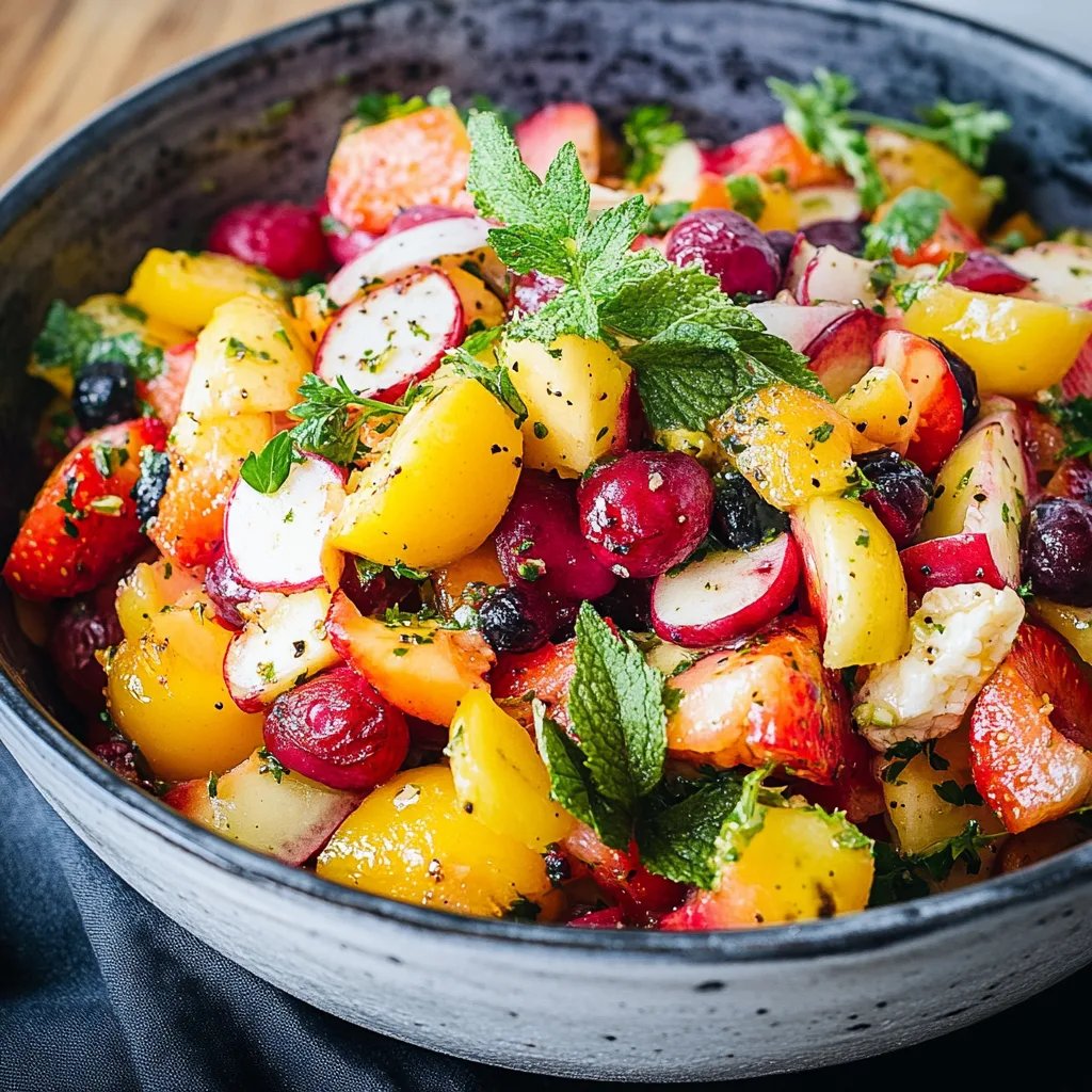 Kunterbunter Obstsalat