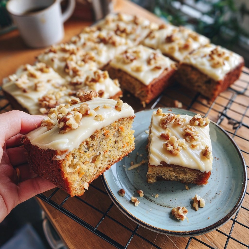 Karottenkuchen vom Blech