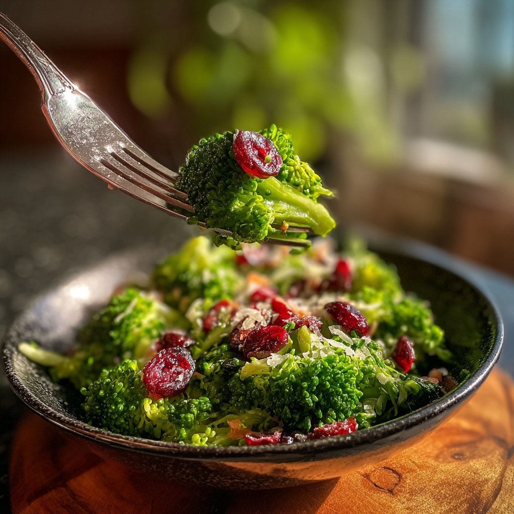 Brokkoli-Salat mit Cranberries
