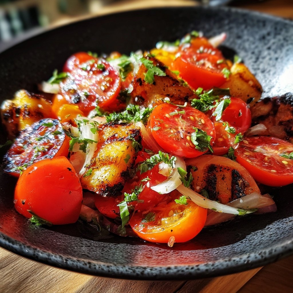 Grill Beilagen Mit Tomatensalat