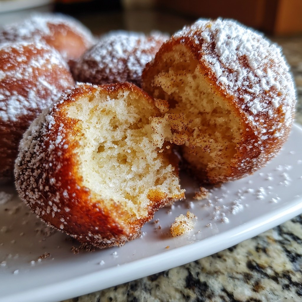 Quarkbällchen mit Zimt-Zucker