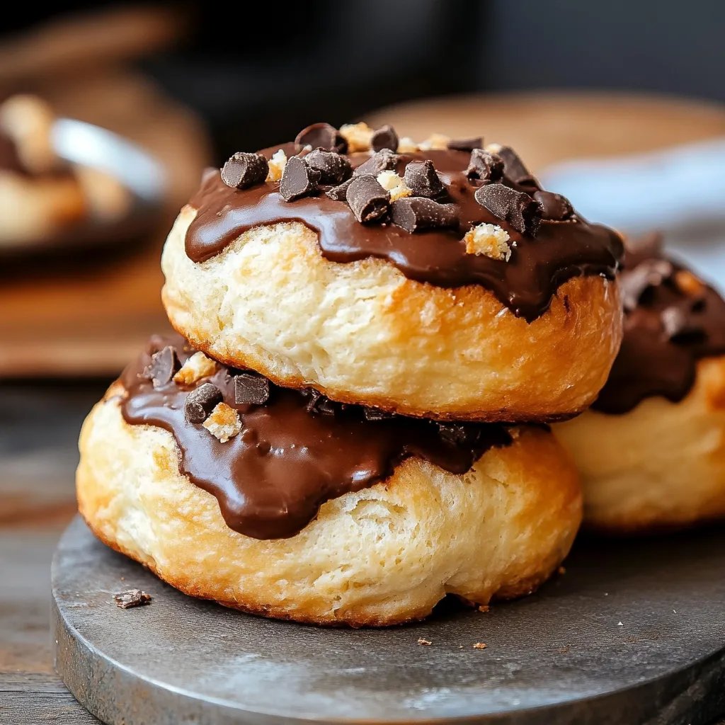 Schokobrötchen mit Quark