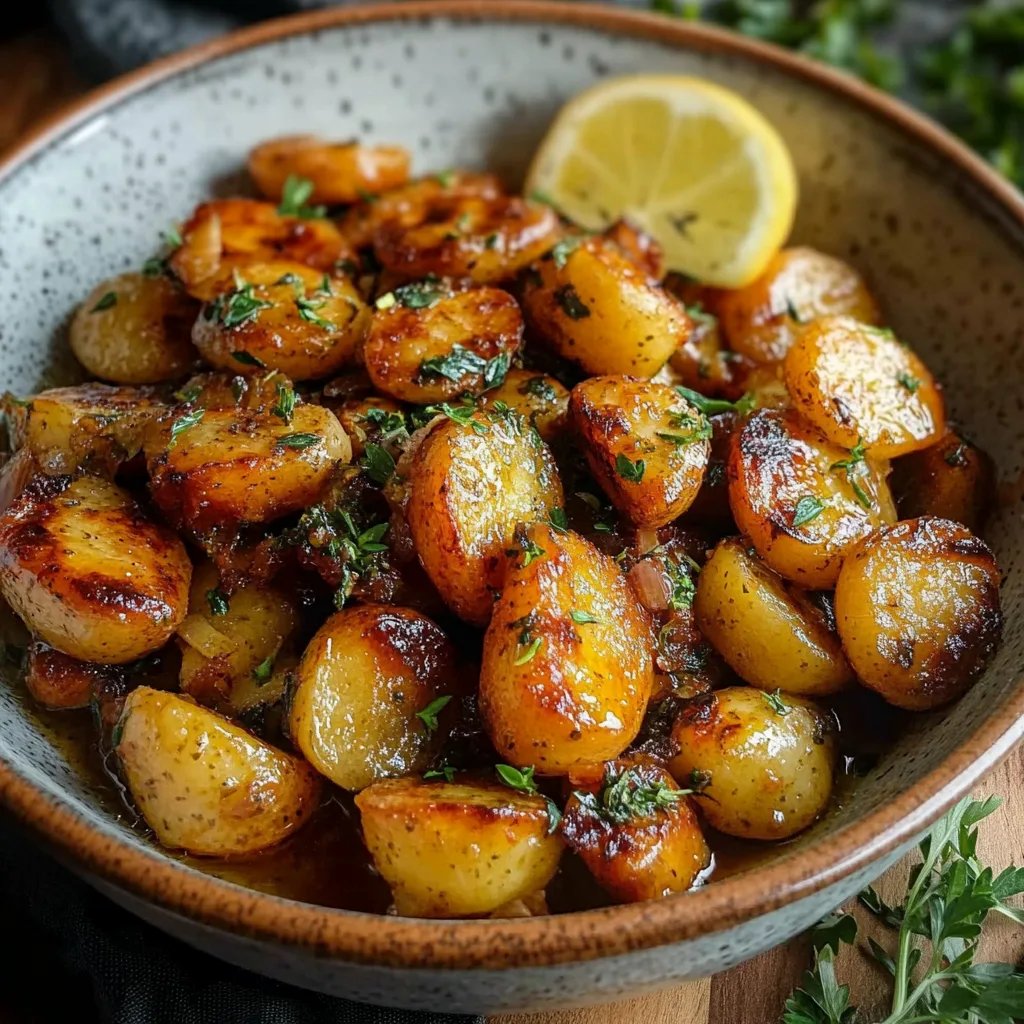 Griechische Zitronenkartoffeln