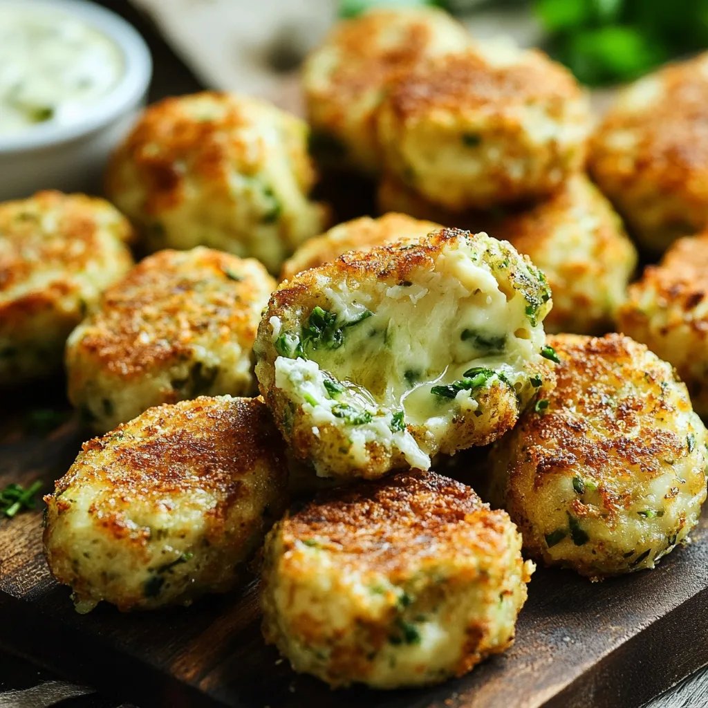 Brokkoli Nuggets mit Käse und Haferflocken