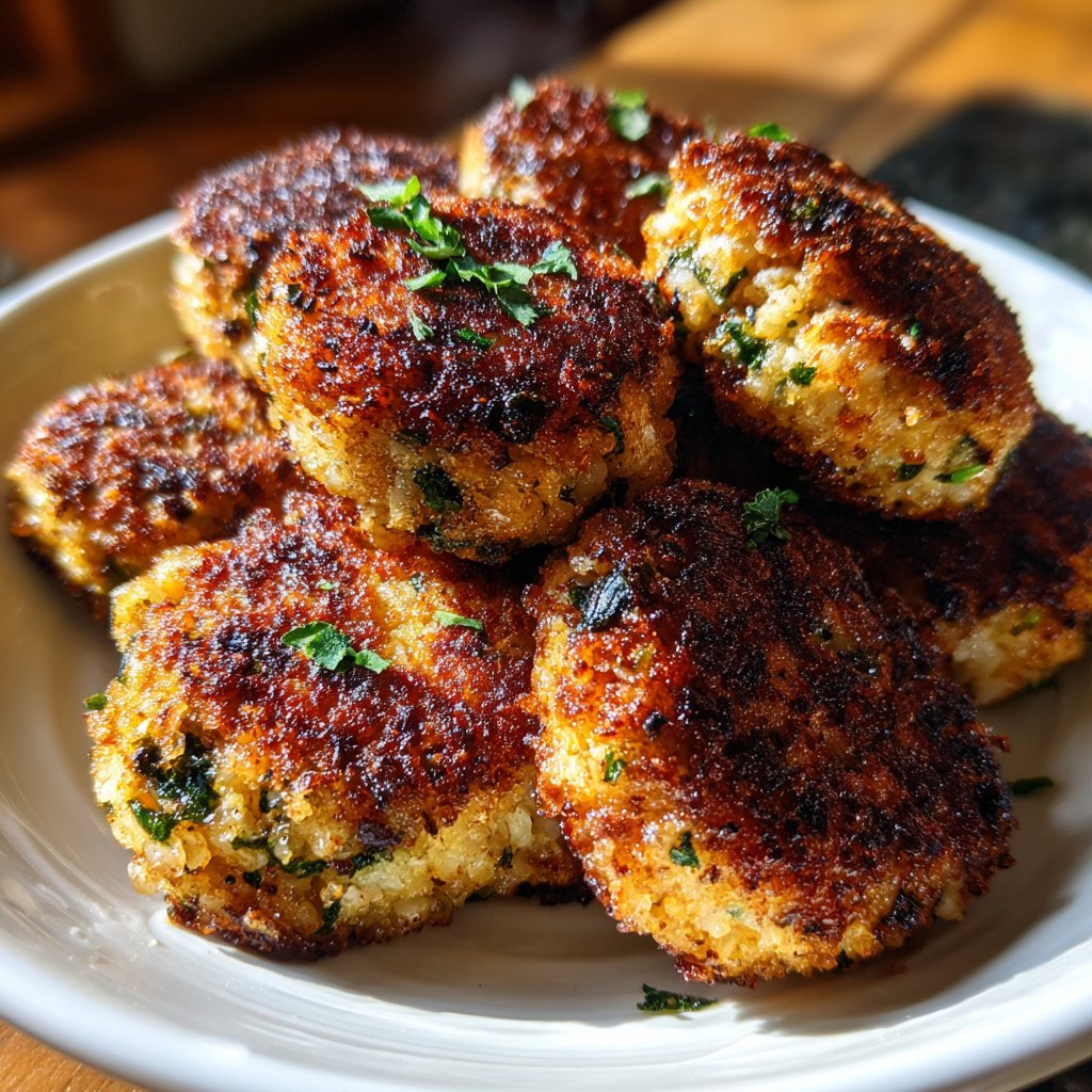 Gemüsefrikadellen mit Haferflocken