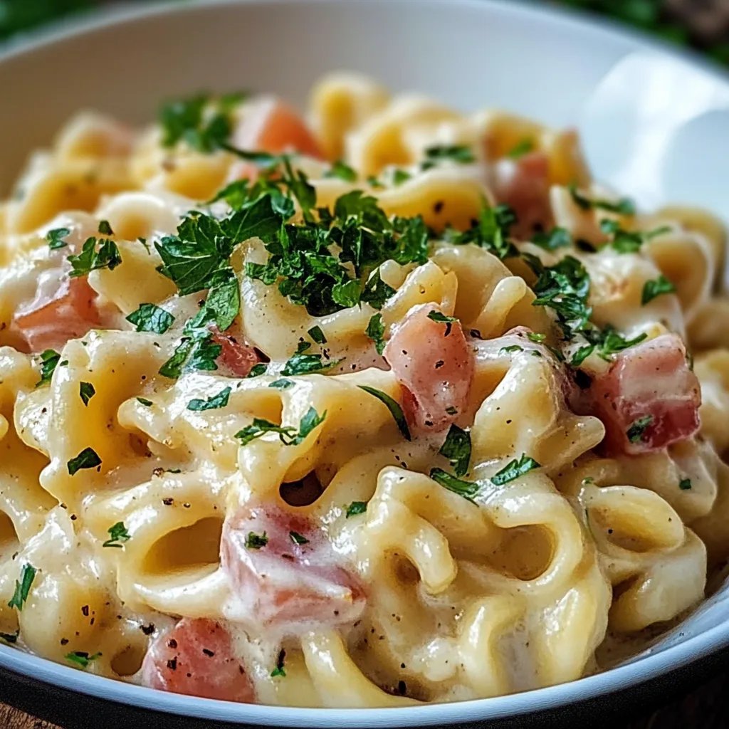 Käse-Schinken-Sahne Spätzle