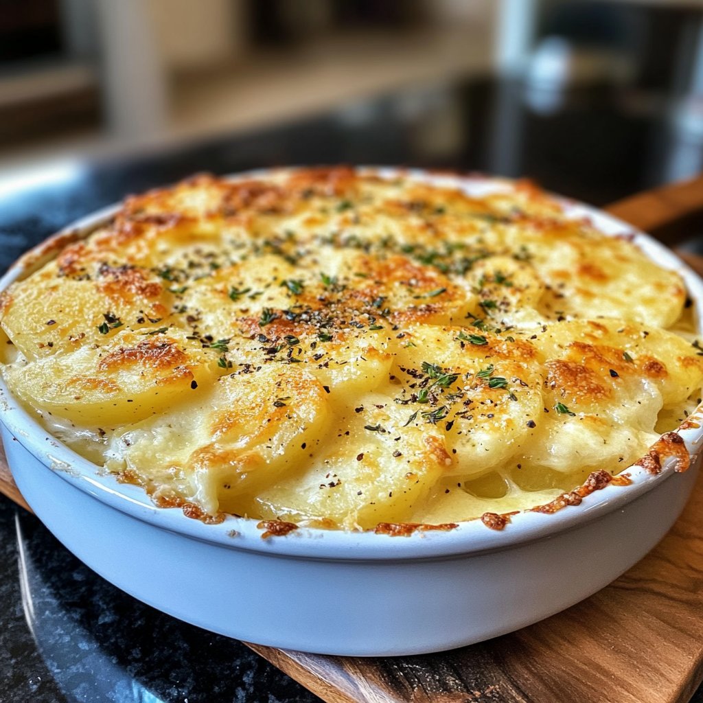 Kartoffelgratin mit Sahne
