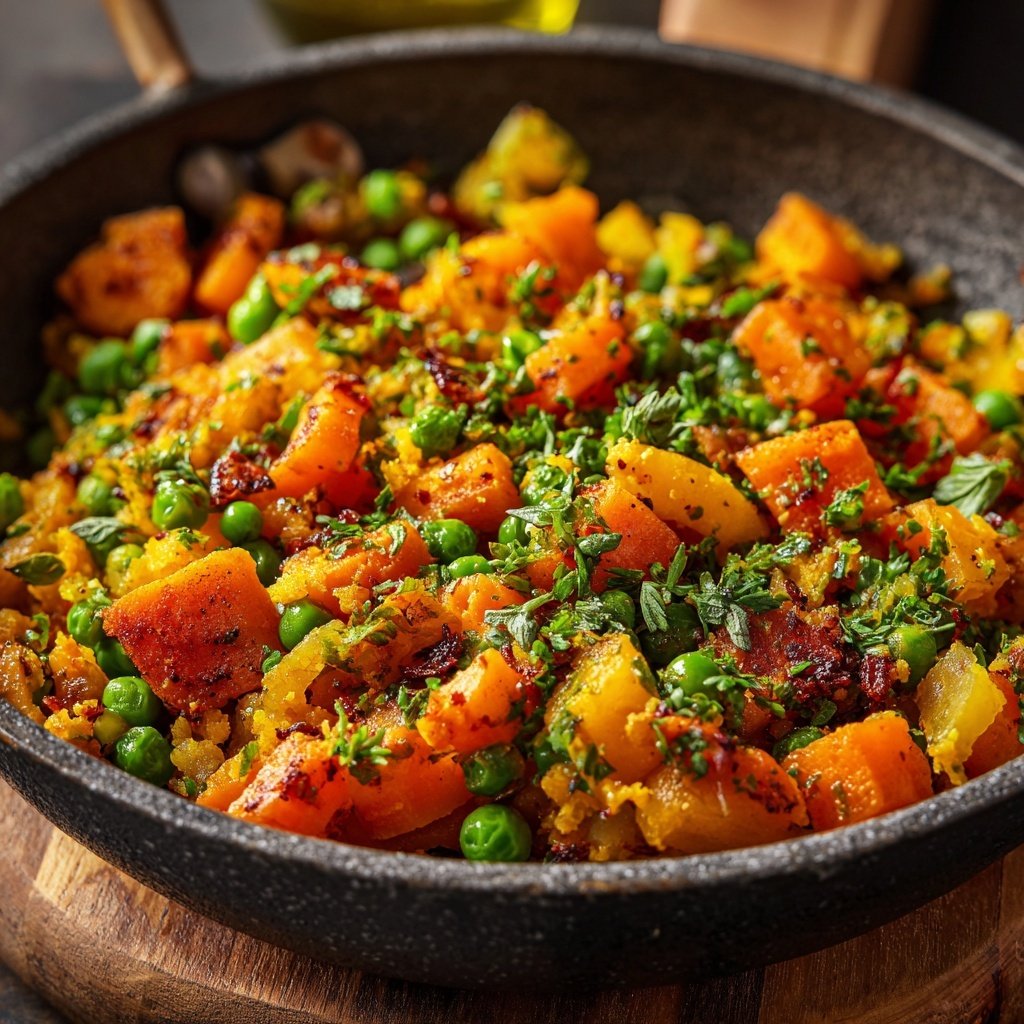 Karotten Reis Pfanne