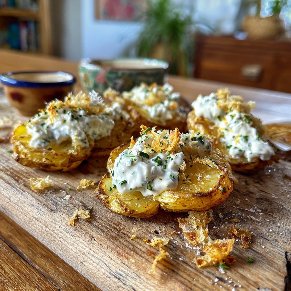 Grillkartoffeln Mit Kräuterquark