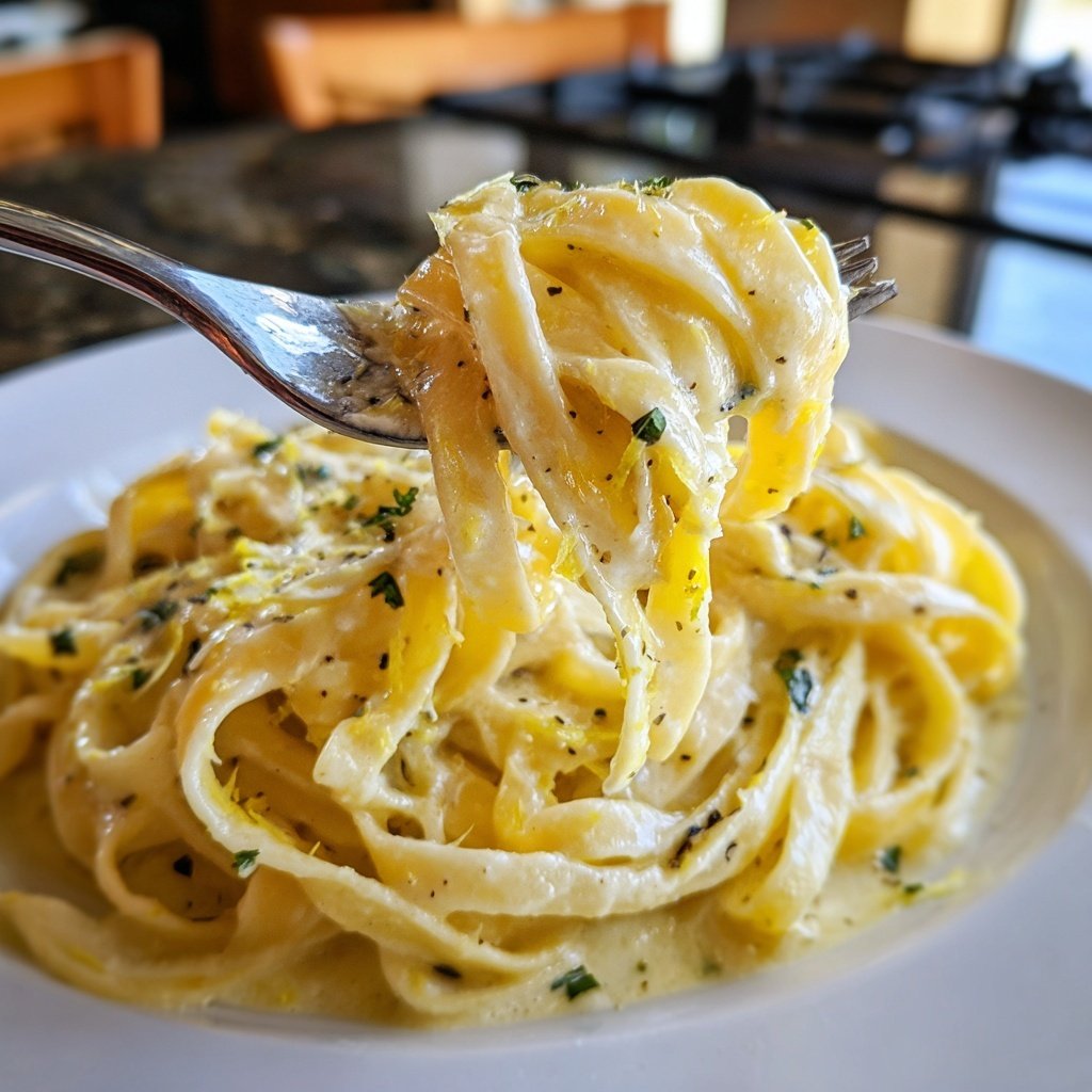 Tagliatelle mit Zitronencreme