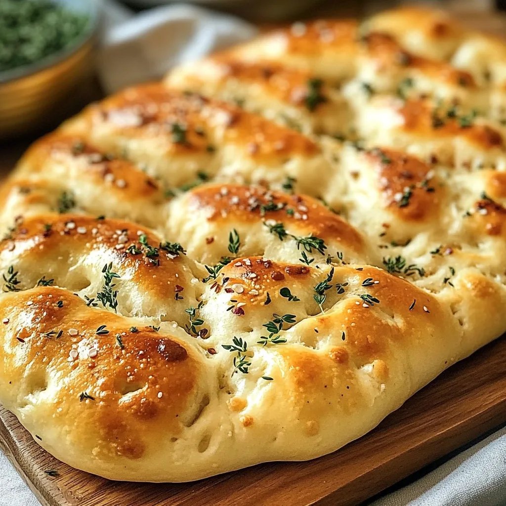 Hüttenkäse-Fladenbrot