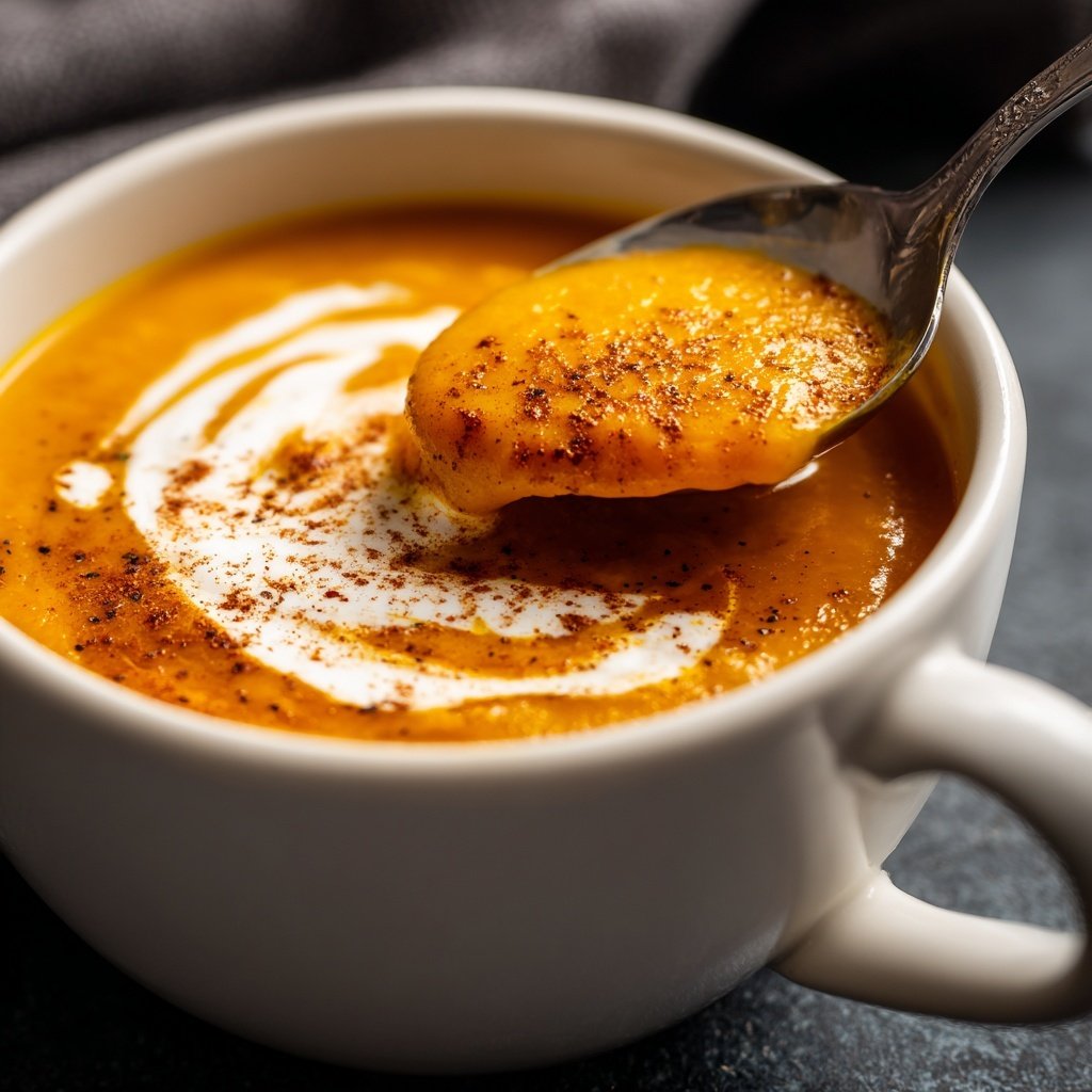 Kürbissuppe mild für Kinder