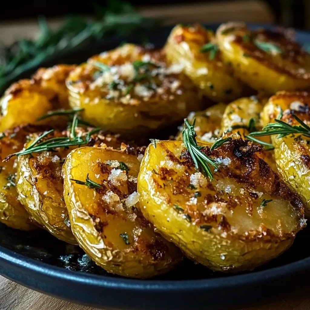 Zerdrückte Kartoffeln