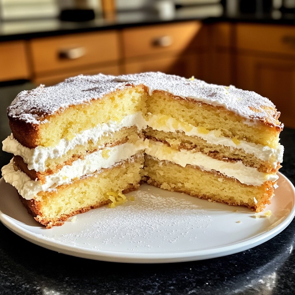 Zitronenkuchen für Kaffeezeit